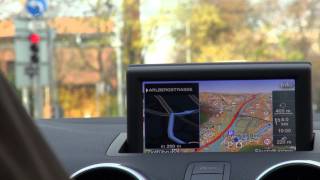 Audi A1 MMI Navigation plus amp Bose Surround Sound  Test germandeutsch  HD [upl. by Beattie]