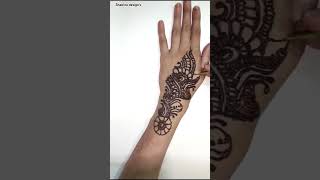 Easy and simple Mehndi designs Henna art shorts viralshorts feed henna hennadesign [upl. by Tallula747]