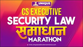 CS Executive  PROFESSIONAL  SLCM  Samadhan Marathon  Dec 2022  PART A [upl. by Knowles710]