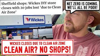 Clean Air  No Money Shop in Sheffield CLOSES due to Clean Air Zone [upl. by Ibor676]