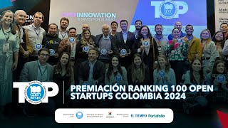 Premiación Ranking 100 Open Startups Colombia 2024  El Tiempo [upl. by Yvan]