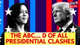 LIVE US Presidential Debate  Trump Vs Kamala Harris Debate  Trump Take On Kamala Harris  N18G [upl. by Borrell]