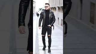 Leather Jacket Outfit Ideas For This Winter 2023  Mens Outfit Ideas [upl. by Aroon]