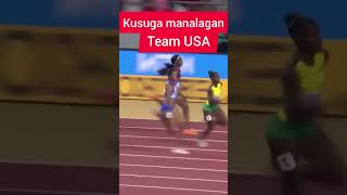 Relay Team USA Like a Jets ✈️Subscribe for more 🥰 Olympic 2024 relay parisolympics2024 USARelay [upl. by Ragan]