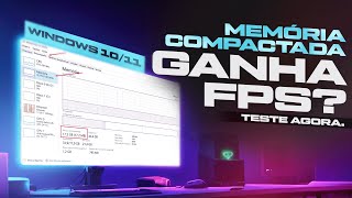 COMO OTIMIZAR O PC COM CMD E MEMÃ“RIA COMPACTADA  AUMENTE E GANHE MAIS DESEMPENHO E FPS EM JOGOS [upl. by Siravaj]