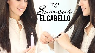 TRUCO Cómo cortar las puntas del cabello sin perder el largo  Di adiós a las puntas abiertas [upl. by Nnanaej]