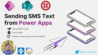 Sending SMS Text from Power Apps [upl. by Shawnee]