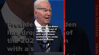 President Biden withdraws from 2024 presidential race [upl. by Eedyah]