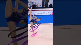 Yelyzaveta Zorkina  Belarus rhythmic gymnastic  ginástica гимнастический gimnastică व्यायाम 体操 [upl. by Llennod]