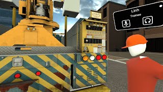 Bucket Truck Aerial Lift Simulation Multiplayer  VR Vision [upl. by Zednanreh]