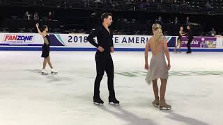 HubbellDonohue Fs Practice  Skate America 2018 [upl. by Bej]