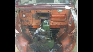 Riley 1500 restoration part 2  Engine out by hand no hoist [upl. by Ruhnke507]