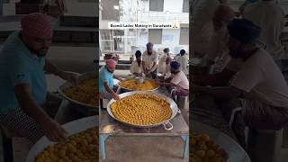 Boondi Ladoo Making in Gurudwara ytshortsindia youtubeshortsindia food gurdwara guruduwara [upl. by Odelle618]