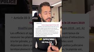 Un policier ou un gendarme peutil refuser de prendre votre plainte  policier droit penale [upl. by Nahbois]