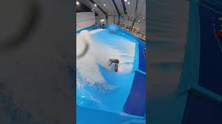 Pacific Surf Designs Quarter pipe  Scotts Pointe Adventure Park in Calverton New York Flowboard [upl. by Ardnas961]