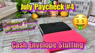 JULY 2021  PAYCHECK 4  CASH ENVELOPES amp SINKING FUNDS STUFFING  DAISYBUDGETS [upl. by Giguere]