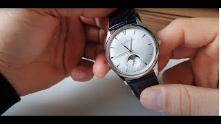 Jaeger Lecoultre Master Ultra Thin Moon 39 review [upl. by Driscoll827]