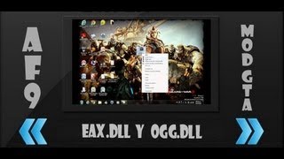 Descargar EAXDLL y OGGDLL para solucionar errores de Juegos Loquendo [upl. by Thenna]