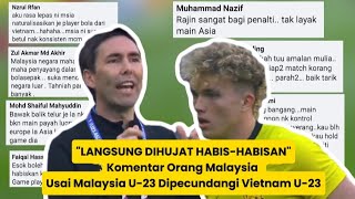 Komentar Orang Malaysia Usai Malaysia U23 Dipermalukan Vietnam U23 [upl. by Lili]