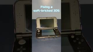 Fixing a softbricked 3DS nintendo3ds shorts [upl. by Aninaj]