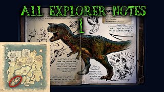 How To Find All Explorer Notes On The Island  Ark Survival Evolved  Part 1 [upl. by Savvas]