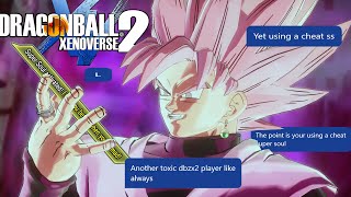 Custom Rosé Goku Black Makes Trash Talker Salty  Dragon Ball Xenoverse 2  Salty Battles [upl. by Maffa]