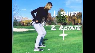 GOLF SWING SEQUENCE DRILL with Erika Larkin [upl. by Euqinomad]