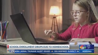 School enrollment drops due to homeschooling [upl. by Akiret849]