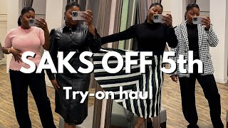 Shop with Me Saks Off 5th TryOn Haul for Graduation Guest [upl. by Ardnoel]