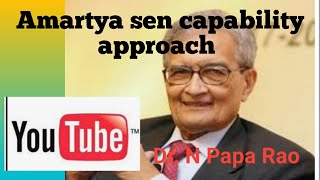 Amartya Sen capability approach [upl. by Daly]