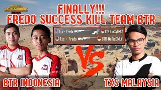 Finally Txs Fredo Sameon Kills Team BTR Invitational Friendly Clan War  PUBG Mobile Malaysia [upl. by Werd]