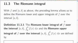 Lecture 21 Math Analysis  An introduction to Riemann integration [upl. by Rolyab]