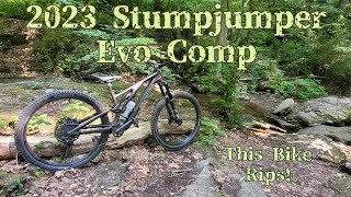 Specialized Stumpjumper Evo Comp 2023  Overview and Ride [upl. by Eveleen]