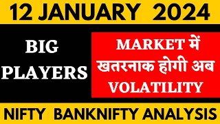 NIFTY PREDICTION FOR TOMORROW amp BANKNIFTY ANALYSIS FOR 12 JAN 2024  MARKET ANALYSIS FOR TOMORROW [upl. by Orth]