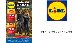 Gazetka Lidl PL  21102024  26102024  Od poniedziałku [upl. by Onaivlis601]