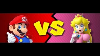 SSF2 Mod Battle Decent Mario V3 Vs Peach [upl. by Nedarb]