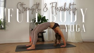 Yoga for Strength amp Flexibility  Beginner Friendly [upl. by Jem]