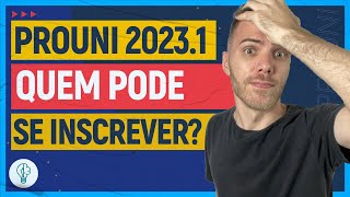 PROUNI 2023 QUEM PODE SE INSCREVER  Requisitos Prouni [upl. by Naves]