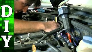 How to Remove and Replace a Coolant Temperature Sensor  VW Passat Jetta Audi A4 A6 18L Engine [upl. by Rumery905]