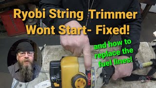 Ryobi String Trimmer No StartFixed [upl. by Pillihpnhoj]