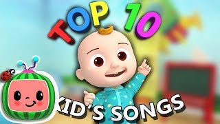 Top 10 Popular Kids Songs  More Nursery Rhymes amp Kids Songs  CoComelon [upl. by Enohpesrep157]