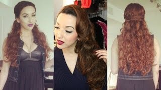 Lilly Ghalichi Bellami Hair Extensions and Tutorial [upl. by Nocaj49]