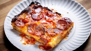 The Best Sheet Pan PEPPERONI PIZZA Recipe [upl. by Feinberg]