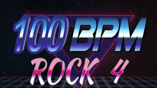 100 BPM  Rock 4  44 Drum Track  Metronome  Drum Beat [upl. by Woodhouse]