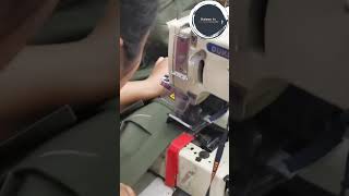 waistband pant topstitching sewingtutorial garments sewingmachine [upl. by Margareta405]