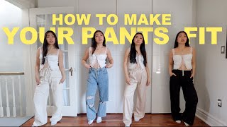 Hem Your Pants like a PRO with no sewing machine 4 easy ways [upl. by Goldia]