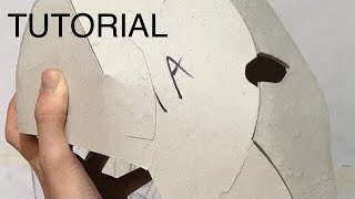 Casco Universal 100 cartón l Tutorial [upl. by Aivalf]