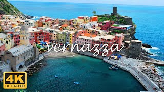 Vernazza Italy 🇮🇹  4K Drone Footage [upl. by Alraep802]