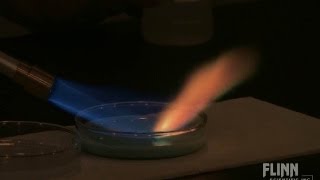 Flame Test Demonstration [upl. by Doowrehs365]