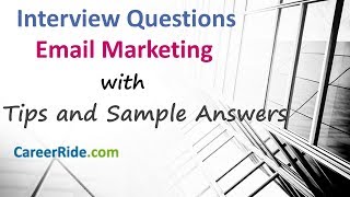 Email Marketing Interview Questions and Answers  For Freshers and Experienced [upl. by Poore712]